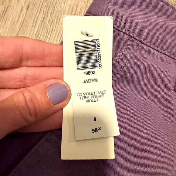 ARITZIA • SUNDAY BEST (NWT) • Jaden Jeans / Pants • Size 8 • Violet Haze - Picture 6 of 16